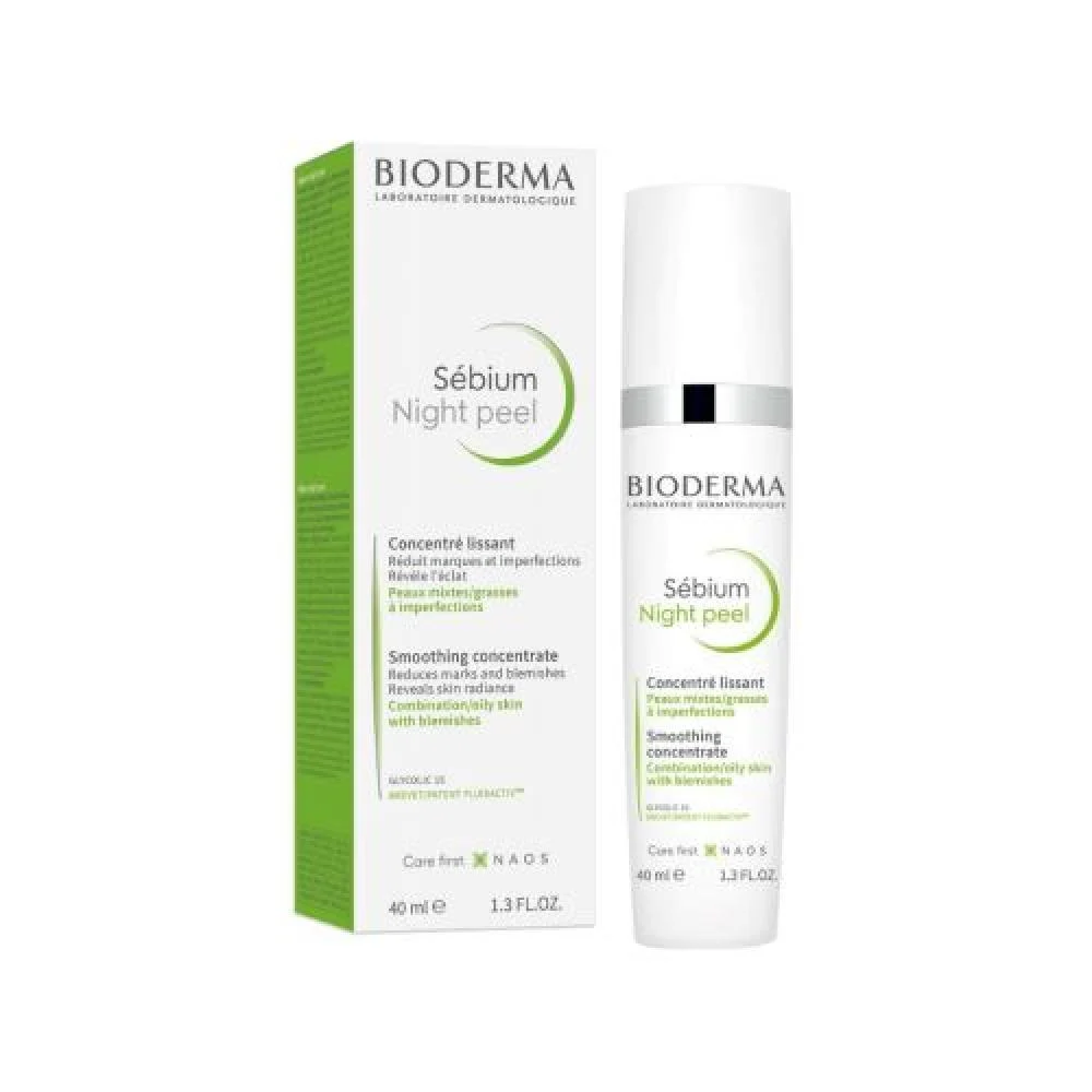 بيوديرما سيبيوم التقشير الليلي 40 مل بيوديرما سيبيوم كريم التقشير الليلي ٤٠ مل - الصورة 1